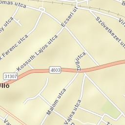 Üllő Street Map