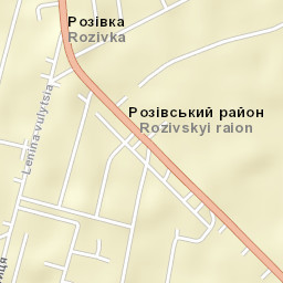 Rozivka Street Map