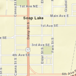 Daisy Street North, Soap Lake, WA 98851 Street Map