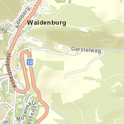 Waldenburg Street Map