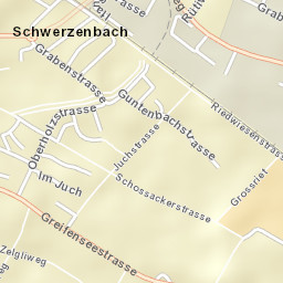 Schwerzenbach Street Map