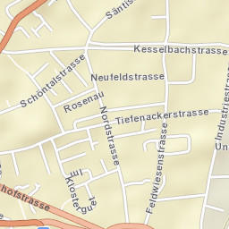 Altstätten Street Map