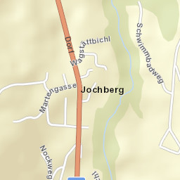 Jochberg Street Map