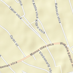 Mór Street Map