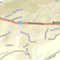 Bühler Street Map