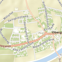 Obergösgen Street Map