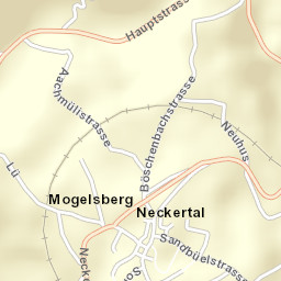 Mogelsberg Street Map