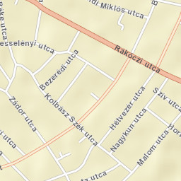 Kunhegyes Street Map