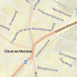 Oberentfelden Street Map