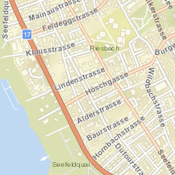 Zürich (Kreis 8) / Mühlebach Street Map