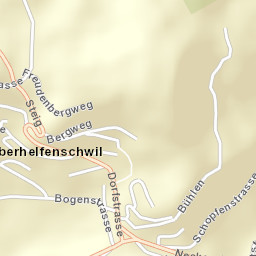 Oberhelfenschwil Street Map
