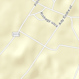 Tápióbicske Street Map