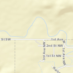 43-99 1st Avenue Northwest, Halliday, ND Street Map