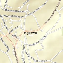 Egliswil Street Map
