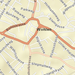 Wohlen Street Map