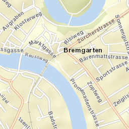 Bremgarten Street Map