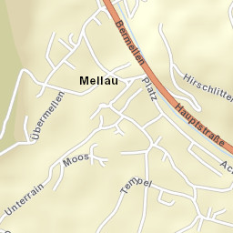 Mellau Street Map