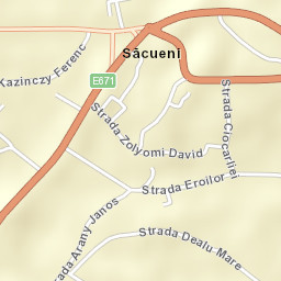 Săcueni Street Map