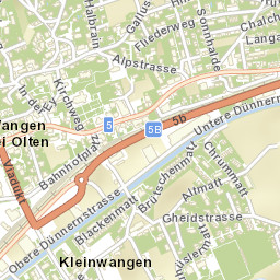 Wangen Street Map