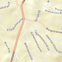 Uster / Kirch-Uster Street Map