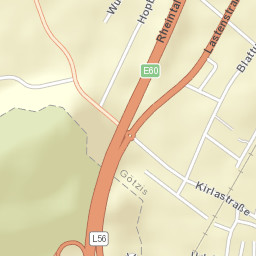 Götzis Street Map