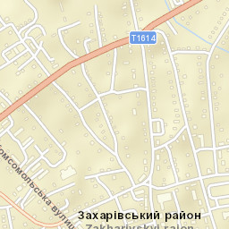 Zakharivka Street Map