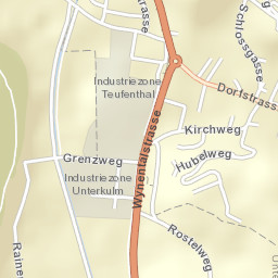 Teufenthal Street Map