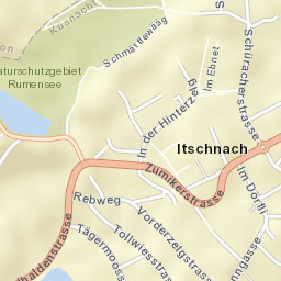 Küsnacht / Itschnach Street Map