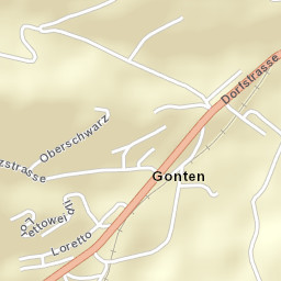 Gonten Street Map