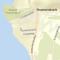 Thumersbach Street Map