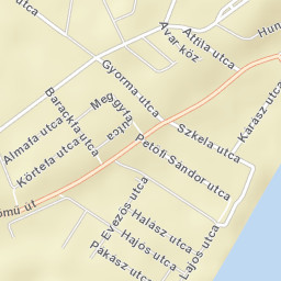 Százhalombatta Street Map