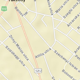 Taksony Street Map