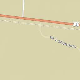 U.S. 2, Chippewa National Forest, Deer River Street Map