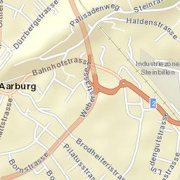 Aarburg Street Map