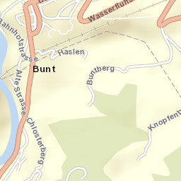 Lichtensteig Street Map
