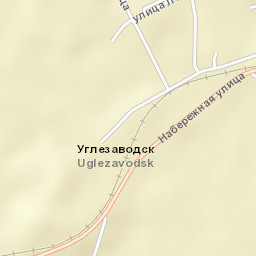 Uglezavodsk Street Map
