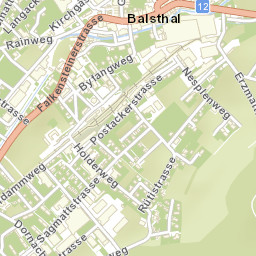 Balsthal Street Map