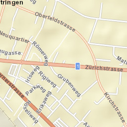 Oftringen Street Map
