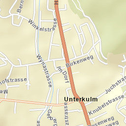 Unterkulm Street Map