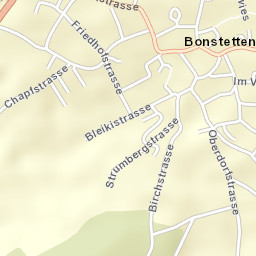Bonstetten Street Map
