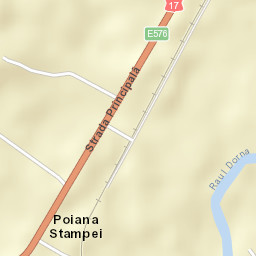 Comuna Poiana Stampei Street Map