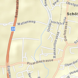 Schöftland Street Map