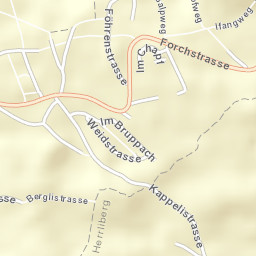 Erlenbach / rechts des Dorfbachs oberhalb Bahnlinie Street Map