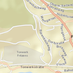Fritzens Street Map