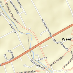 Weer Street Map