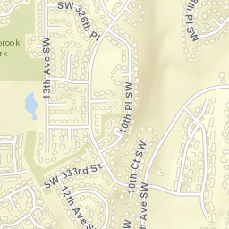 1099 Southwest 332nd Place, Federal Way Street Map