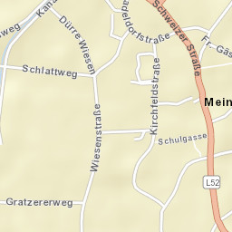 Meiningen Street Map