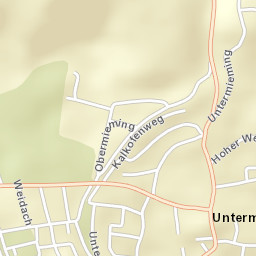 Obermieming Street Map