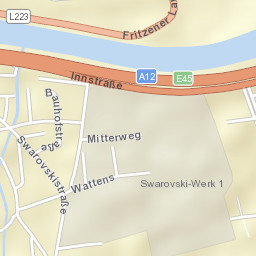 Wattens Street Map