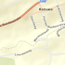 Kolsass Street Map